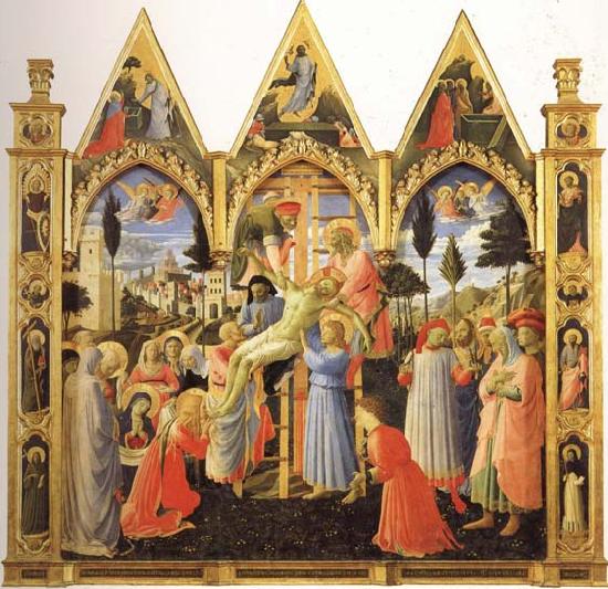Fra Angelico The Deposition Spain oil painting art